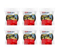 tesa Lot de 6 Calfeutrers Joint caoutchouc isolation 5m x 20mm Marron