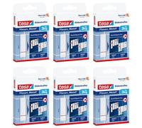 tesa Lot de 6 Packs 6 Powerstrips Languette Adhésive 3Kg pour Carrelage et Métal