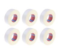 tesa Lot de 6 Rubans 4651 Adhésif Toilé Premium 19 mm x 50 m Blanc
