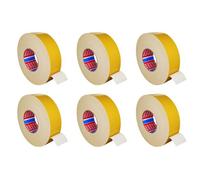 tesa Lot de 6 Tesafix 4964 Ruban adhésif double face 38 mm x 50 m