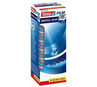 tesa Ruban adhésif 58260-00000-00 Transparent 33 m x 19 mm Lot de 8 Sans solvant, hautement adhésif