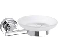 tesa luup 40297-00000-00 Porte-savon chrome (brillant), blanc (satiné)