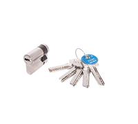 Tesa Assa Abloy M6504010N: Cylindre européen T60, 40 x 10 mm, finition nickelée, compatible serrures à profil européen, usage résidentiel et commercial, montage facile