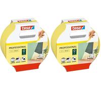 Tesa Masking Tape PRECISION INDOOR Jaune 25m x 38mm 56271-00000-01 (Lot de 2)