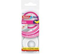 Mini dévidoir blanc, tesafilm fluo assorti inclus