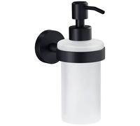 tesa MOON BLACK 40565-00000-00 Distributeur de savon 200 ml noir (mat), verre satiné