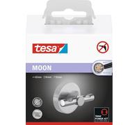 tesa MOON Crochet pour vêtements (L x l x H) 65 x 50 x 35 mm argent Contenu: 1 pc(s)