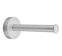 tesa MoonStockeur papier toilette, acier inoxydable look, adhésif, technologie sans percer, 49mm x 49mm x 120mm