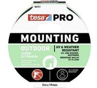 tesa Mounting PRO Outdoor 66751-00001-00 Ruban de montage transparent (L x l) 5 m x 19 mm Transparent G