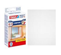 Tesa Moustiquaire Comfort Bande pour Fenêtres, Blanc, 1,3 m : 1,5 m 55388-00020-00