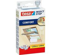 tesa Moustiquaire COMFORT pour Fenêtre de Toit 1,20 x 1,40 m Blanc