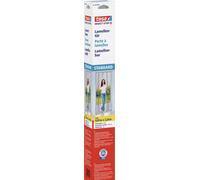 TESA Moustiquaire pour portes, filet à lamelles pour portes de balcon, 2,2 x 0,95 m, blanc