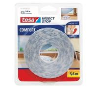 TESA Moustiquaire recharge Comfort - Bande auto-agrippante - 5,6 m x 10 mm - Blanc