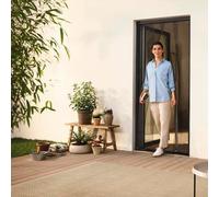 tesa® Moustiquaire standard Porte à lamelles (L x l) 2,2 m x 0,95 m Anthracite Répulsif et piège à insectes 55198-1-0 (55198-1-0)