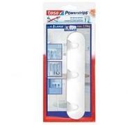 tesa Barre à crochet 58094-00000-20 Multicrochet + 4 Powerstrips Blanc 1 pc