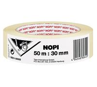 tesa NOPI 3 Rubans de Masquage - Beige Clair - 2x50mx30mm + 1x50mx19mm