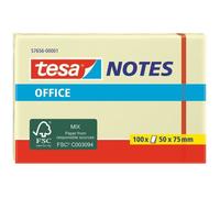 tesa Notes adhésives 57656-17 50 x 75 mm Jaune 100 feuilles