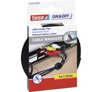 TESA On & Off 55239-00-00 Collier de serrage auto-agrippant pour grouper partie velours et partie agrippante (L x l) 5000 mm x 10