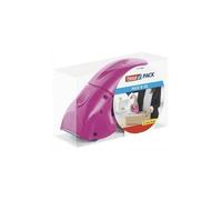 Tesa Pack N Go Dévidoir Rose Rechargeable + 1 Adhésif En Polypropylène 54 Microns H50 Mm X L66 M Havane