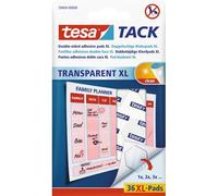 Tesa Pastilles Adhésives Tack - Transparent - X 36