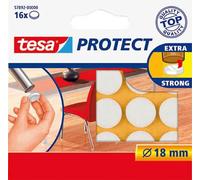 tesa Patin en feutre blanc (Ø) 18 mm 16 pc(s)