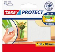 tesa Patin en feutre blanc (L x l) 100 mm x 80 mm