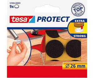 tesa Patin en feutre marron (Ø) 26 mm 9 pc(s)