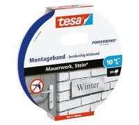 tesa Ruban de montage Powerbond BRICK & STONE 77749-00000-00 noir 5 m x 19 mm 1 pc
