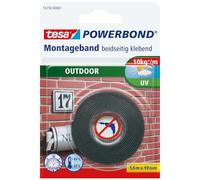tesa Adhésif de montage Powerbond OUTDOOR 19 mm x 1,5 m