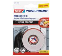 tesa® Powerbond® ultra résistant double face rouleau de fixation blanc 19 mm x 1,5 m 55791