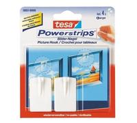Tesa Powerstrips Crochet Cadre Photo, Large, Blanc