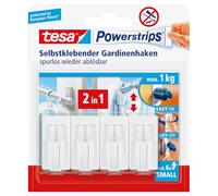 tesa Crochet pour rideaux Vario 58034-00007-20 blanc 4 pièces