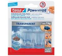 tesa Crochet Powerstrips Déco transparent charge max. 0,2 kg - lot de 5