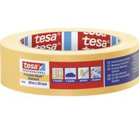 tesa Ruban de masquage Professional 4344 – Crêpe de précision 30 mm x 50 m 0,09 mm orange x5