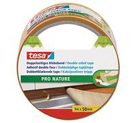 tesa Ruban adhésif double-face Pro Nature ECO FIXATION 100% plastique recyclé 5 m x 50 mm