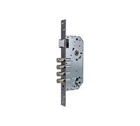 TESA R200B6SCAI Serrure de sécurité à encastrer pour portes bois, axe 60 mm, finition inox, pênes 14 mm