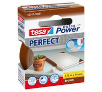 tesa – Ruban textile Extra Power 2,75 m x 19 mm brun – Lot de 10