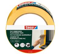 tesa 55486 Ruban d'enduit rainuré 50mmx33m jaune x6 morceau
