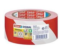 Bande adhésive de marquage tesa® SIGNAL tesa 58134-00000-00 rouge, blanc (L x l) 66 m x 50 mm acrylate 1 pc(s)