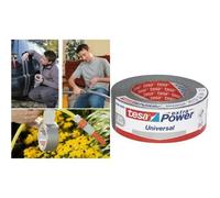 tesa ruban adhésif universel extra power, 48 mm x 50 m, noir