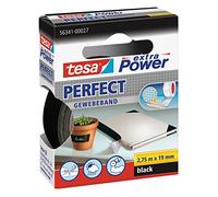 TESA Ruban toilé adhésif Extra power 19 mm x 2,75 m Noir
