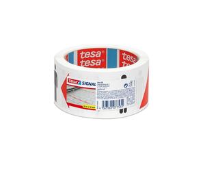 tesa Signal Maintenir une distance de 1,5 mètre, PP, 50mmx50m ROUGE-BLANC x1 morceau