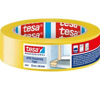 tesa SPVC 66001-00000-00 Bande adhésive de plâtrage tesa® Professional jaune (L x l) 33 m x 30 mm