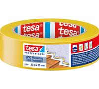 tesa SPVC EMBOSSED 67001-00000-00 Bande adhésive de plâtrage tesa® Professional jaune (L x l) 33 m x 30 mm 1 pc(s)