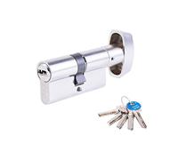 TESA T65D3040N Cylindre européen T60, 30 x 40 mm, finition nickelée, profil européen