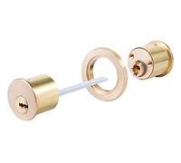 TESA T6TSRFLC Cylindre européen T60, finition laiton, came longue, compatible serrures à profil européen