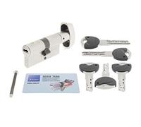 Tesa Assa Abloy TK1B3535N: Cylindre européen TK100, 35 x 35 mm, finition nickelée, compatible serrures à profil européen, usage résidentiel et commercial, montage facile