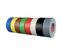 tesa tesa Ruban adhésif en tissu 4651-08 revêtu plastique 25mmx50m blanc Quantité:6