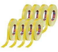 tesa tesaband 4651 Premium 04651-00519-00 Ruban adhésif toilé jaune (L x l) 50 m x 19 mm 8 pc(s)