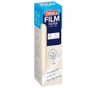 Tesa tesafilm PAPER - ruban adhésif transparent, peut être écrit, déchiré à la main, déroulement silencieux, idéal pour bureau et école, 8 rouleaux de 19 mm x 10 m chacun